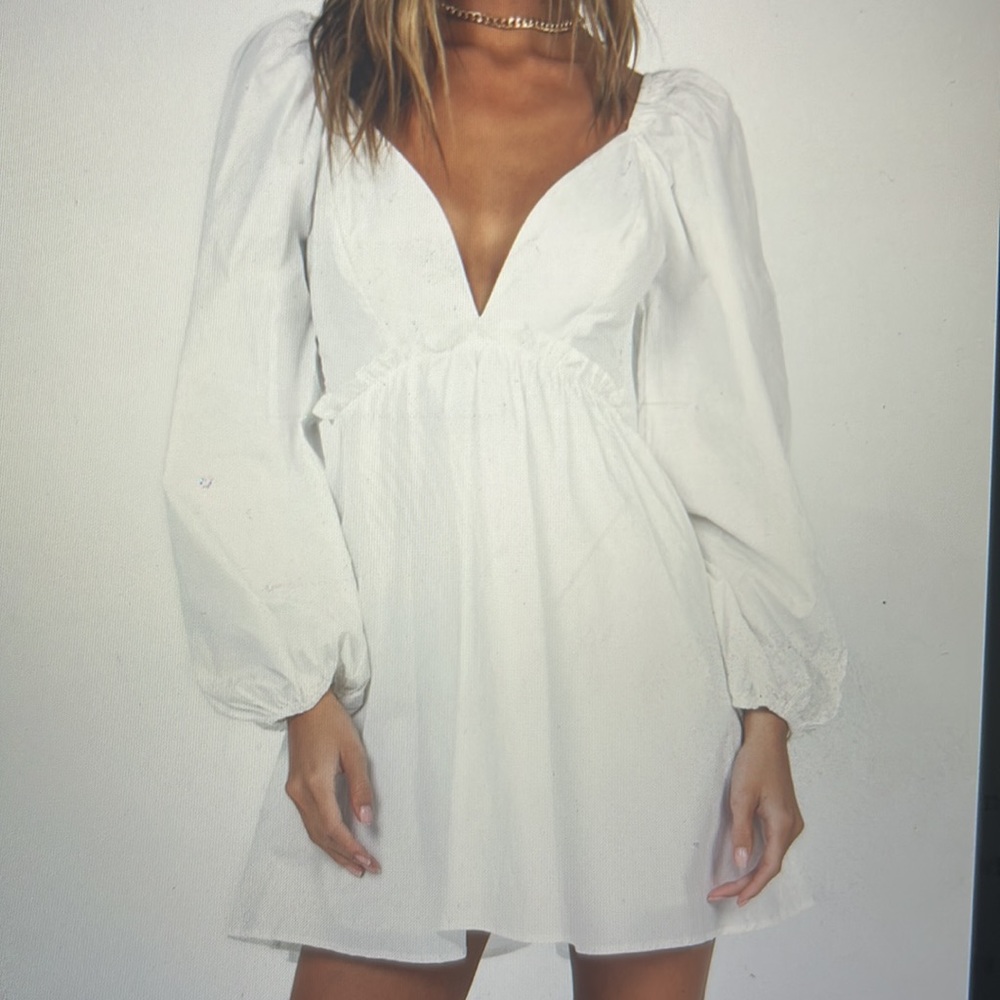 Brand new princess Polly white babydoll dress